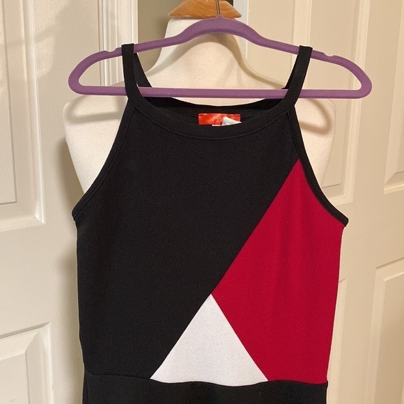 Aqua Black Dress Girls Size Large in Like New Condition - Picture 2 of 5